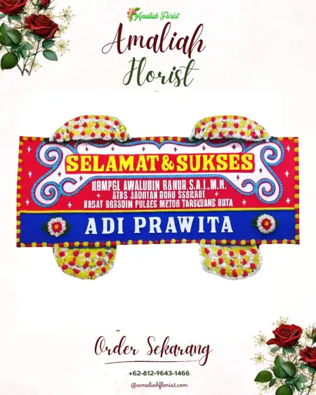 Papan Bunga Ucapan Selamat Gurah